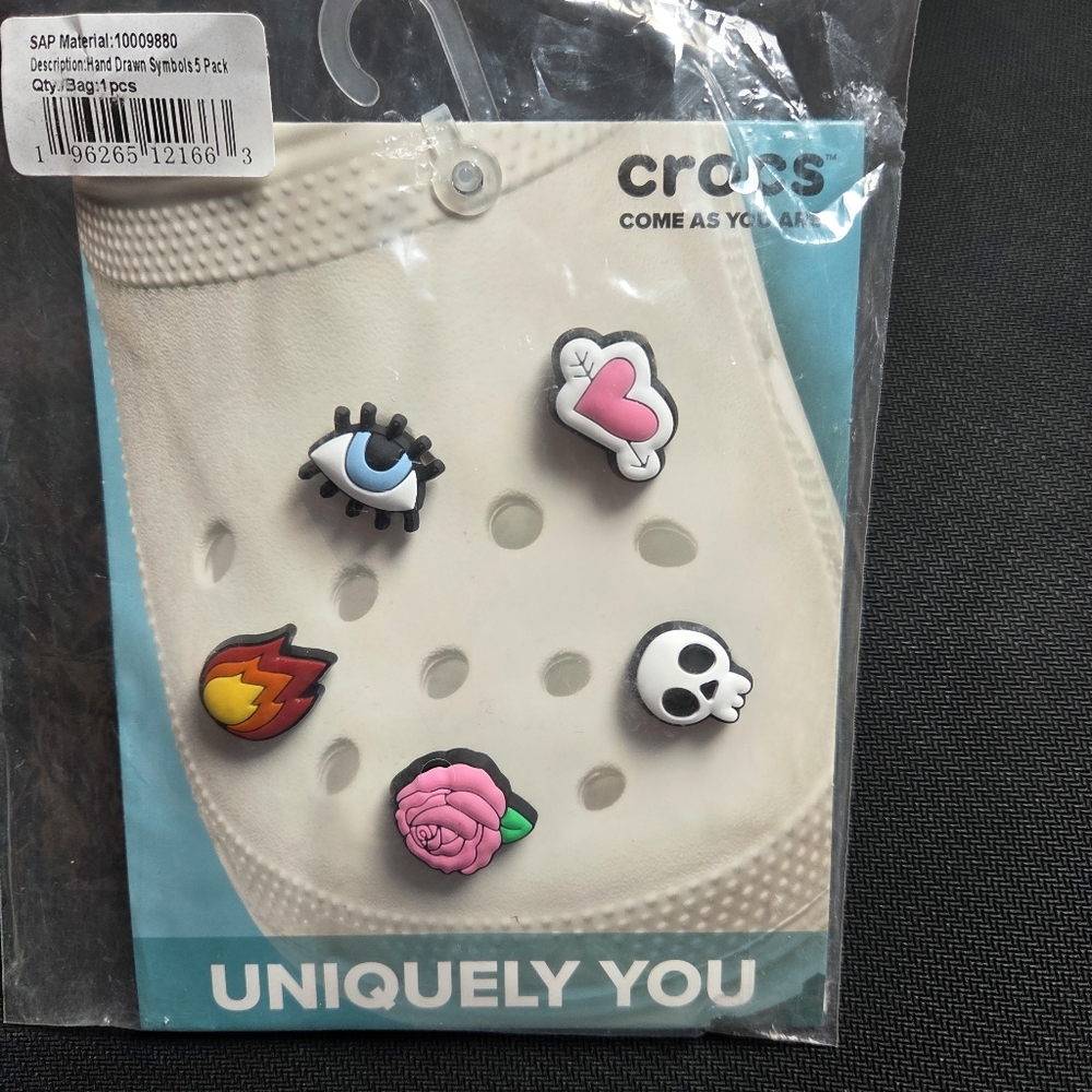 Crocs Jibbitz Charms for Croc Shoes 5 Pack NEW